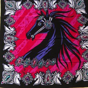 VINTAGE Bob Mackie Silk Scarf